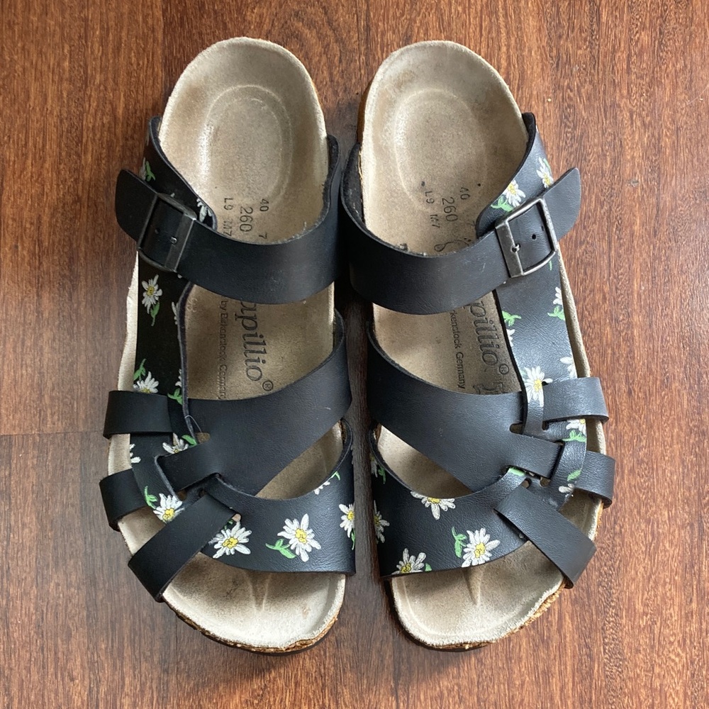 Papillio by Birkenstock Floral Sandals Sz 9 - Picture 2 of 11